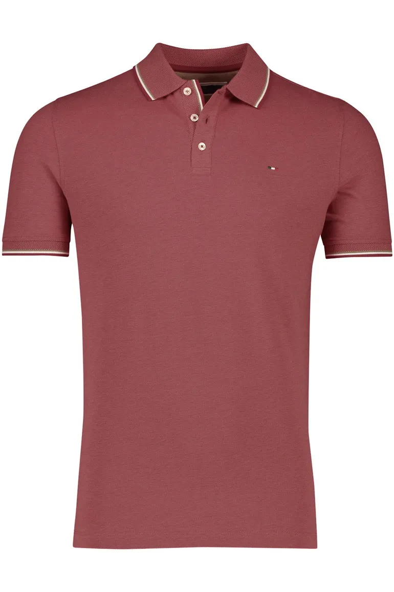 Portofino polo rood 3-knoops
