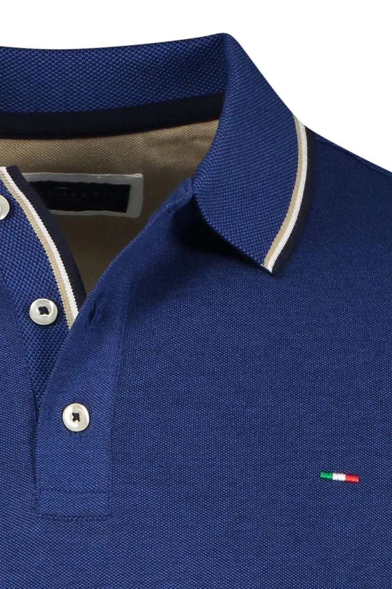 Navy Portofino polo normale fit katoen
