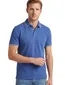 Portofino polo blauw effen