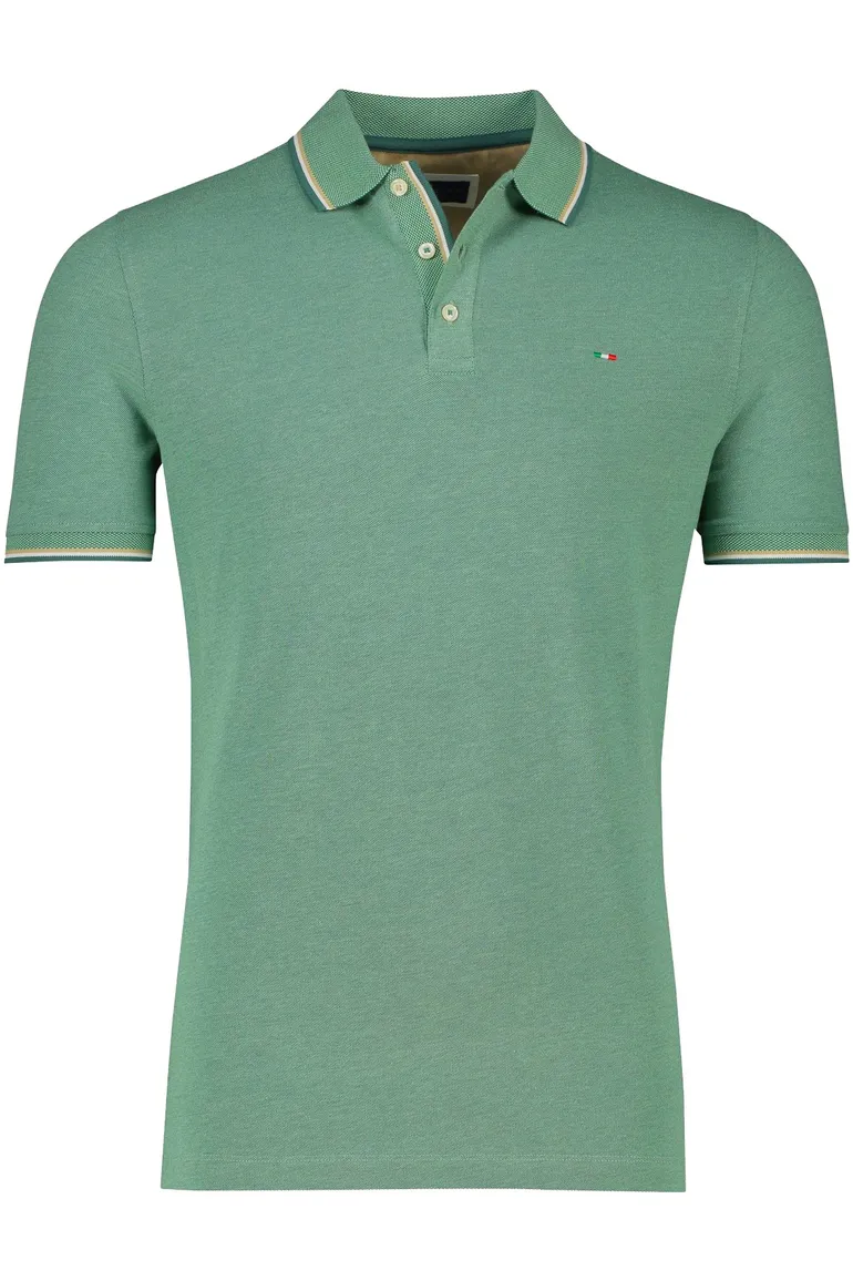 Portofino polo groen korte mouw