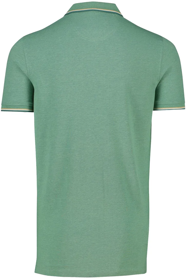 Portofino polo normale fit groen katoen extra lang