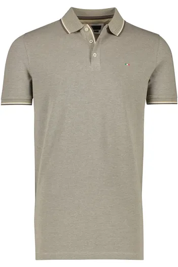 Portofino Portofino polo extra lang grijs