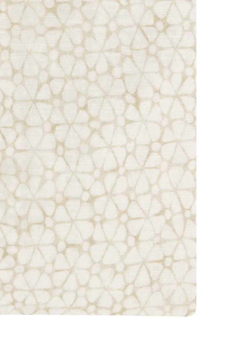 John Miller overhemd beige tailored fit