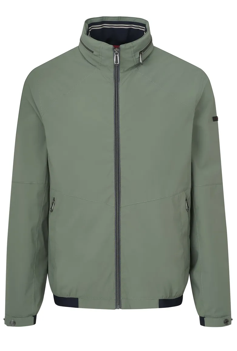 Groene Bugatti zomerjas wijde fit