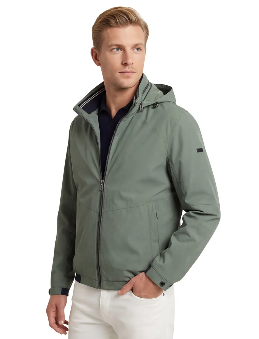 Groene Bugatti zomerjas wijde fit