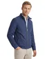 Bugatti zomerjas navy effen rits wijde fit