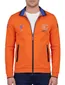 Portofino race vest GP oranje effen katoen stretch