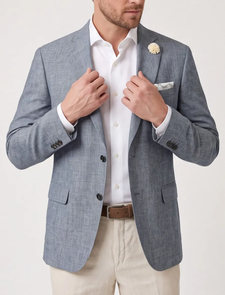 Carl Gross colbert groen normale fit gemêleerd