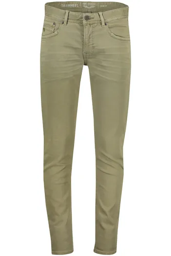 PME Legend PME Legend jeans groen effen Tailwheel slim fit katoen