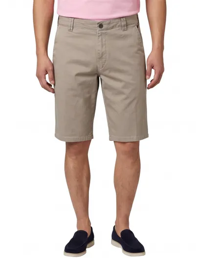 Meyer Meyer bermuda b-palma effen beige katoen