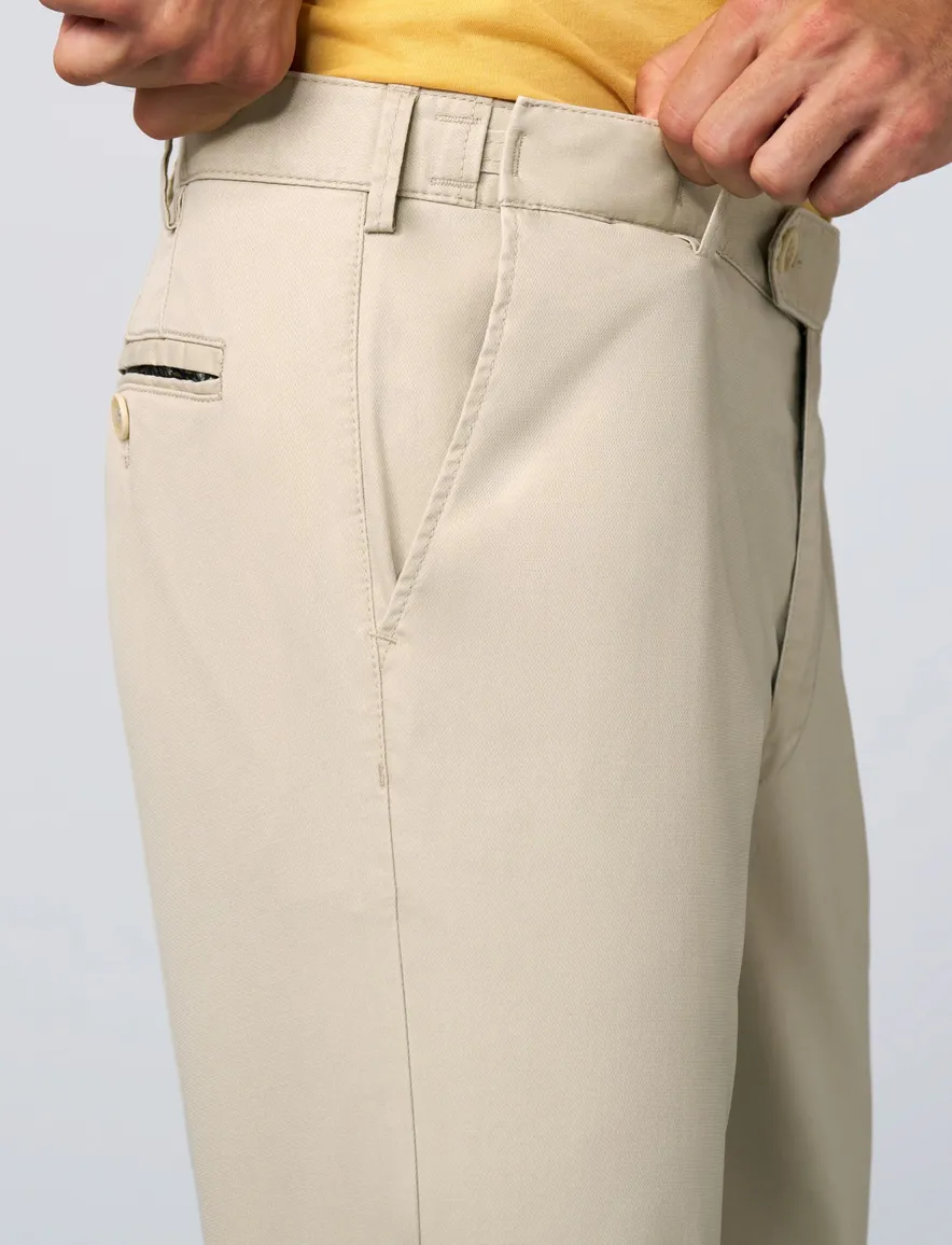 Meyer Pantalon beige katoen