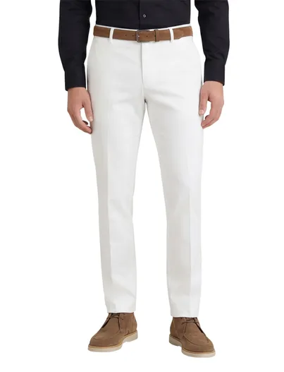 Meyer Meyer pantalon Bonn wit katoen