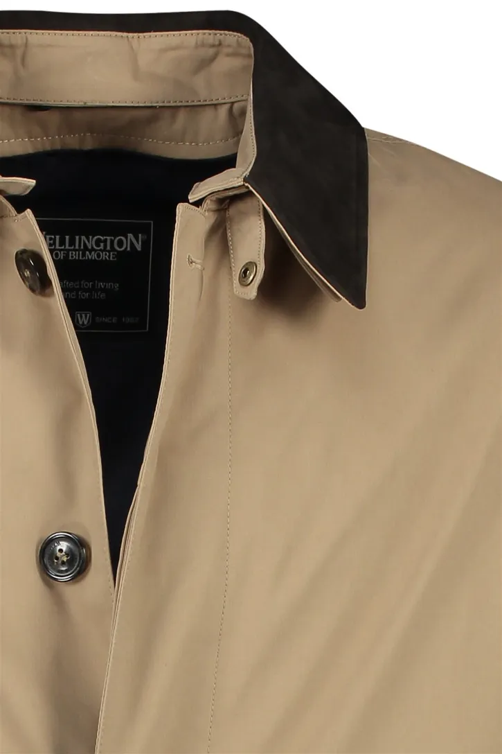 Tussenjas Wellington of Bilmore beige normale fit