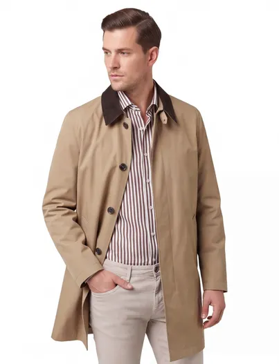 Wellington of Bilmore Tussenjas Wellington of Bilmore beige normale fit