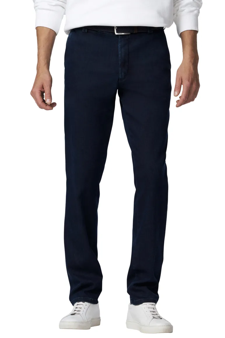 Meyer Pantalon donkerblauw effen