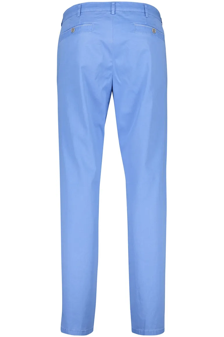 Meyer broek lichtblauw effen normale fit