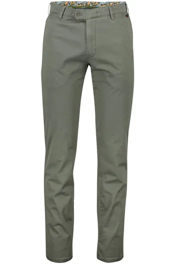 Meyer Katoenen Meyer pantalon Bonn olijfgroen