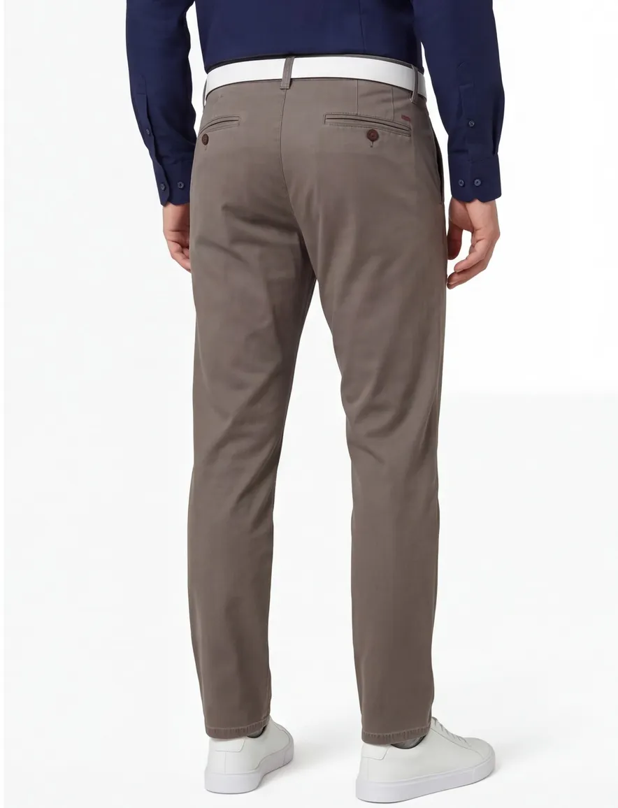 Meyer New York pantalon bruin katoen