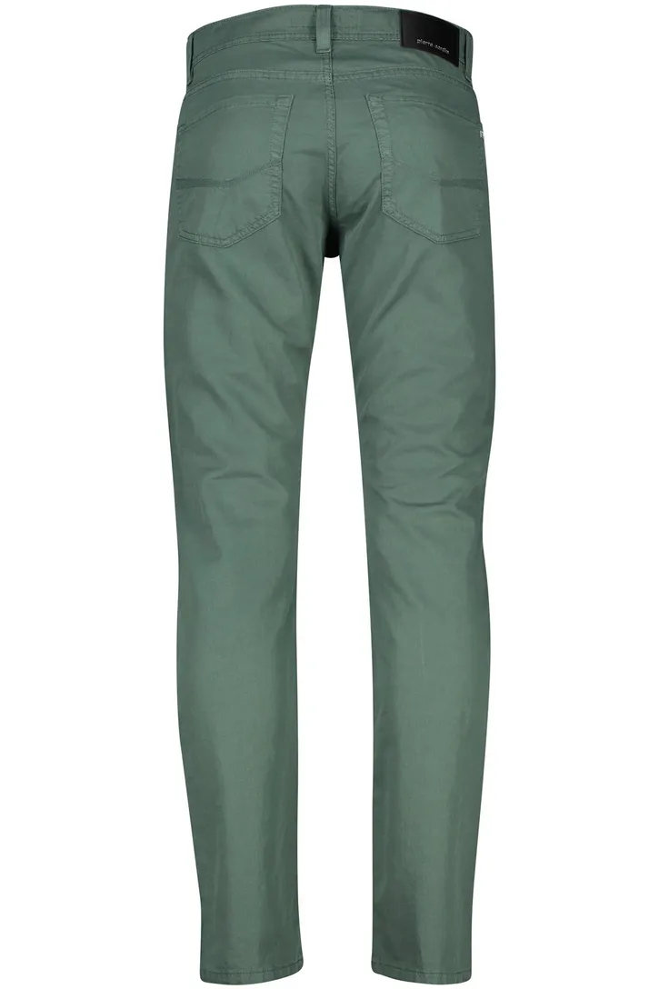 Futureflex Pierre Cardin broek groen katoen Tapered Fit