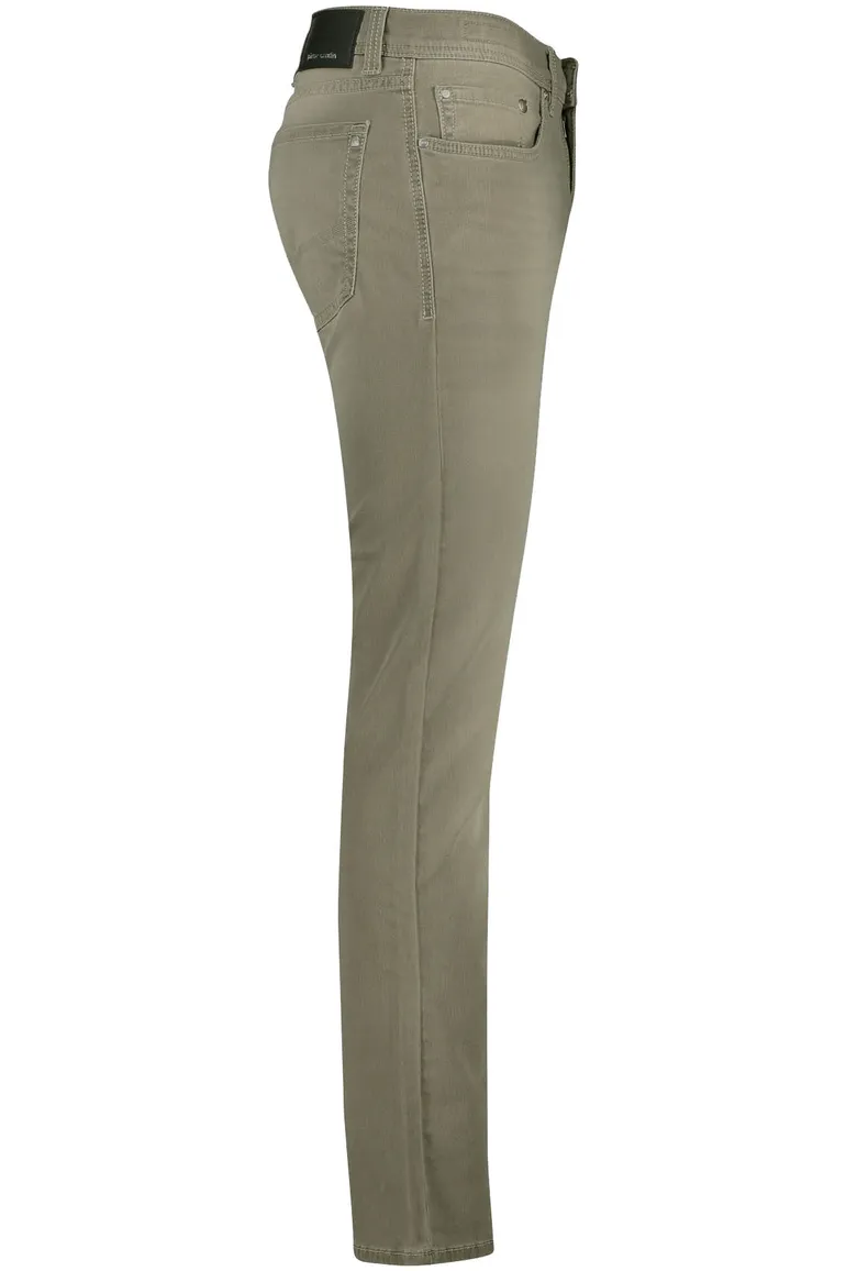 Pierre Cardin Lyon Tapered 5-pocket broek bruin