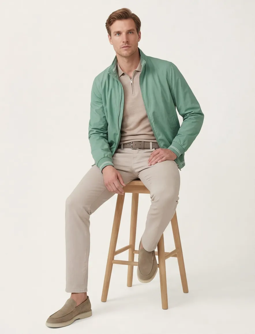 Pierre Cardin zomerjas mintgroen