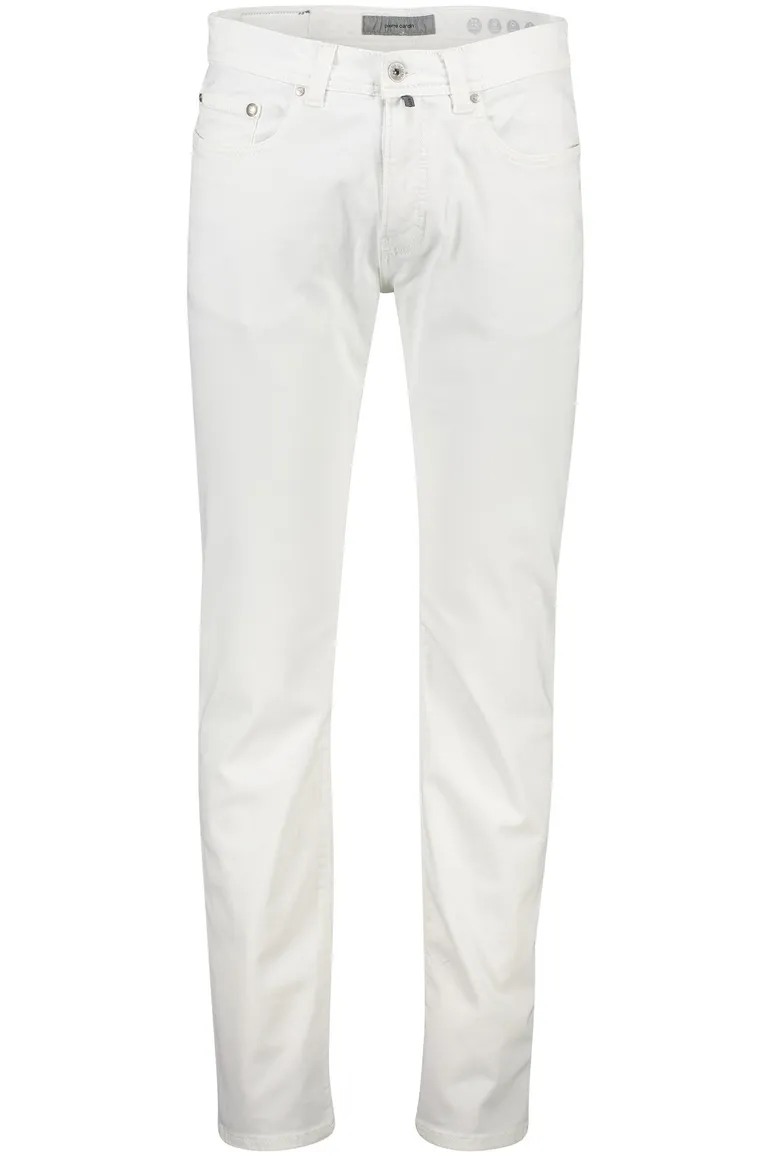 Pierre Cardin jeans effen wit katoen normale fit