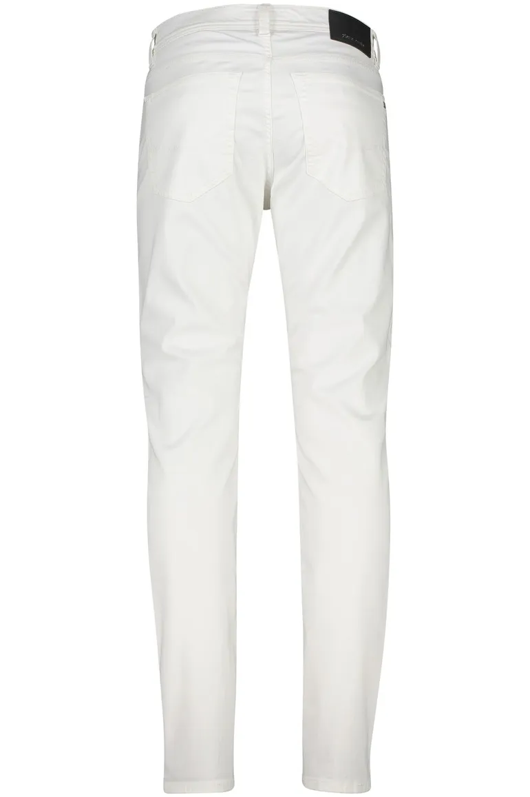 Pierre Cardin jeans effen wit katoen normale fit