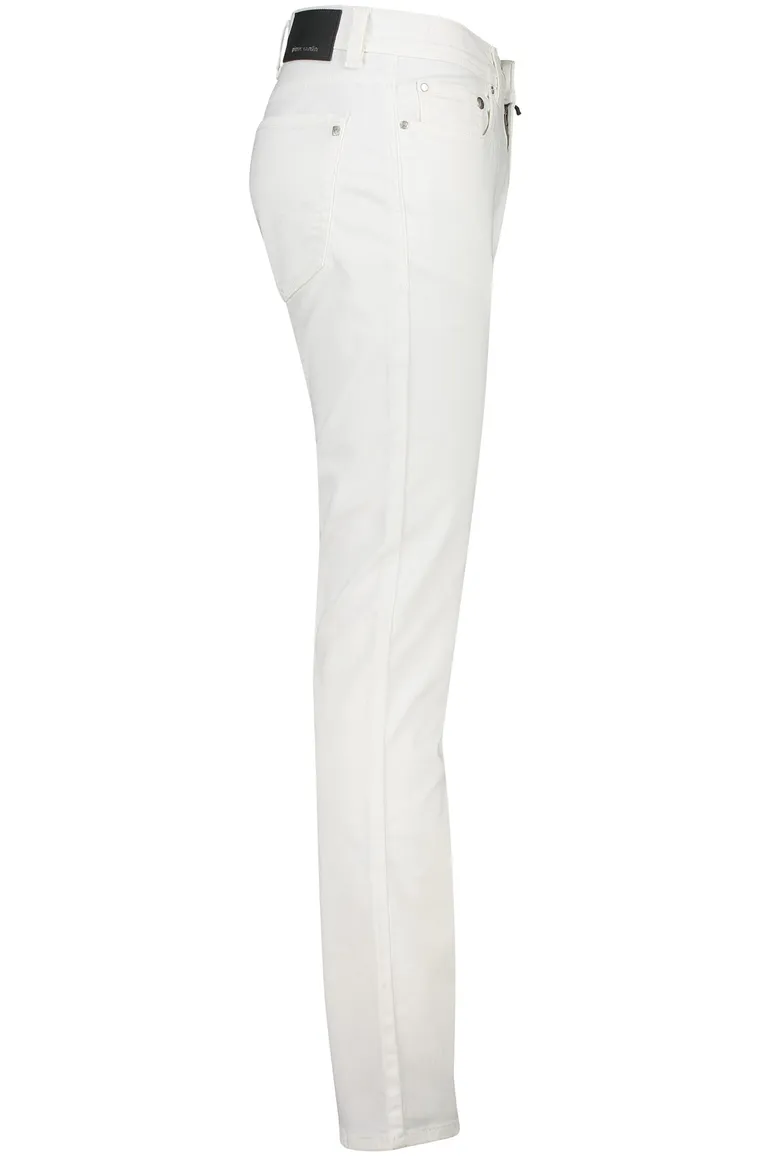 Pierre Cardin jeans effen wit katoen normale fit