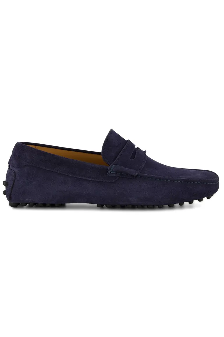 Portofino loafers navy effen leer