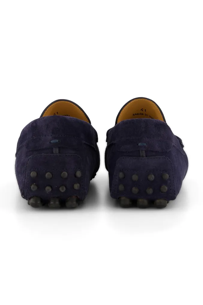 Portofino loafers navy effen leer