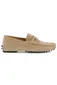 Loafers Portofino beige effen leer