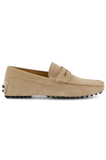 Portofino Portofino beige effen leer loafers