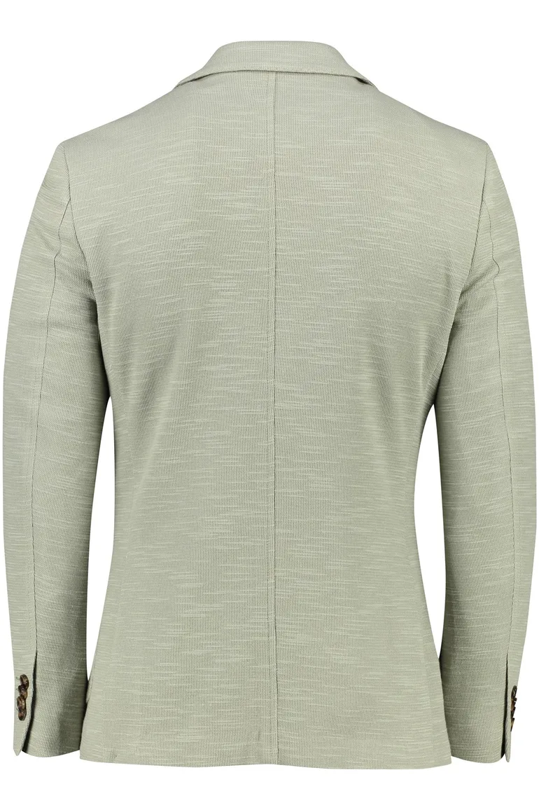 Born With Appetite colbert groen katoen slim fit