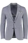 blauw geruit Born With Appetite colbert slim fit
