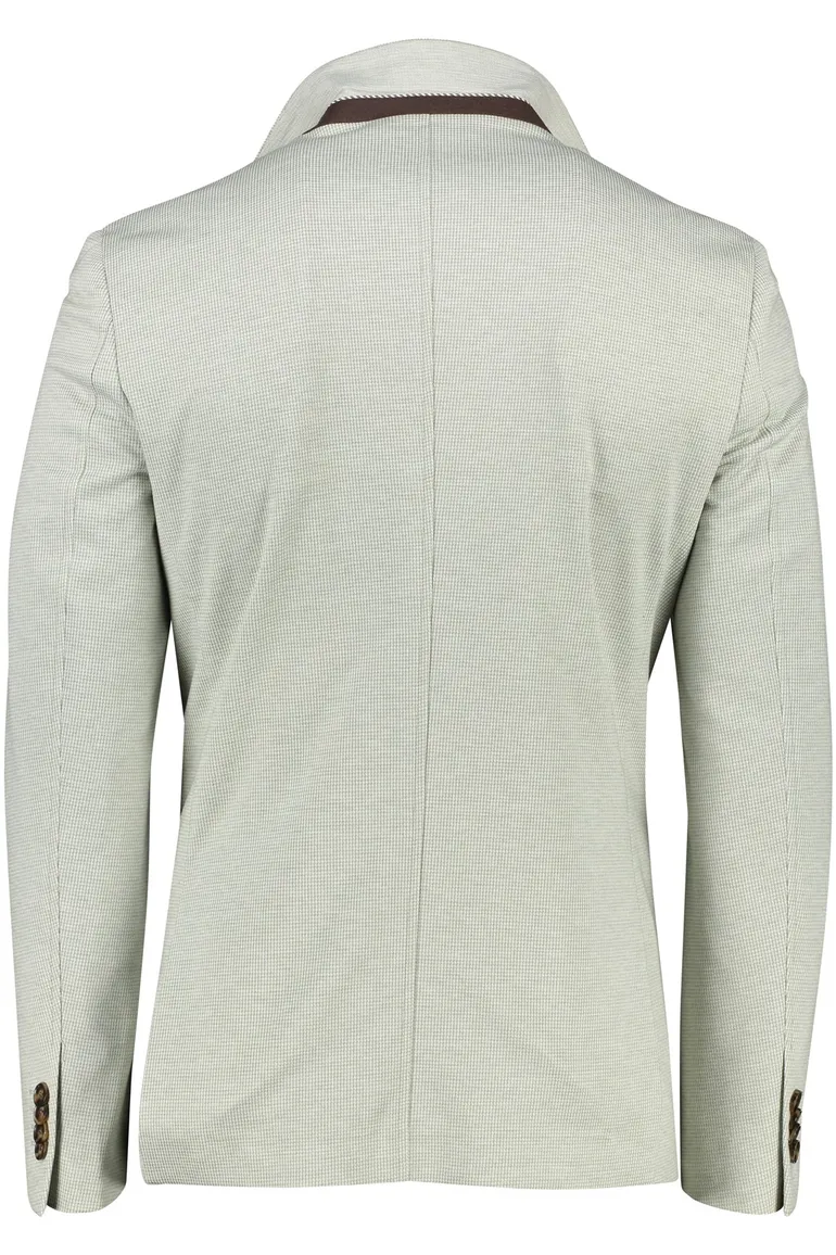 Lichtgroen geruit Born With Appetite slim fit colbert