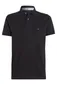 Tommy Hilfiger polo zwart Plus Size 2-knoops