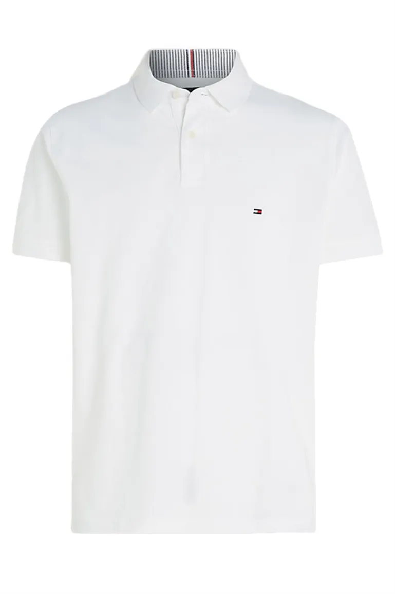 Tommy Hilfiger polo wit Plus Size