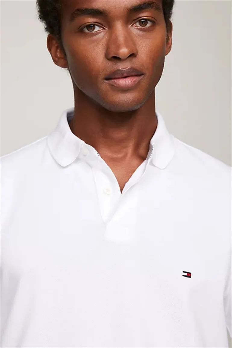 Tommy Hilfiger polo wit Plus Size