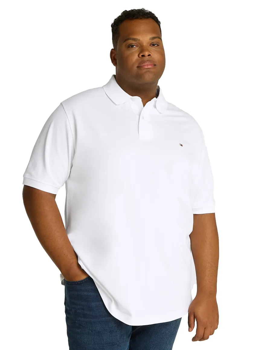 Tommy Hilfiger polo wit Plus Size