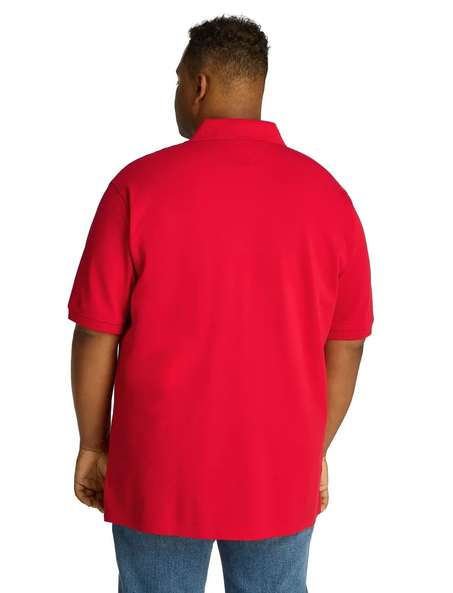 Tommy Hilfiger polo rood katoen big & tall