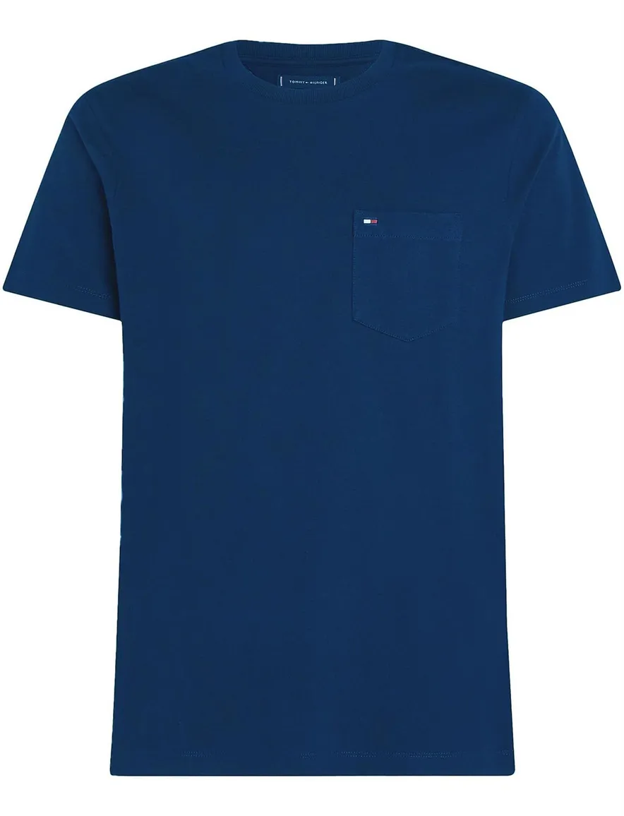 Tommy Hilfiger T-shirt donkerblauw Plus Size