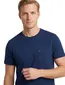 Tommy Hilfiger T-shirt donkerblauw Plus Size effen