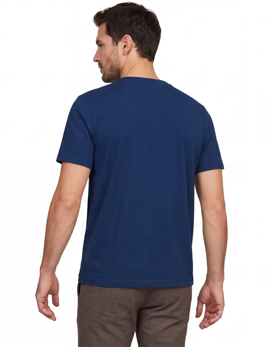Tommy Hilfiger T-shirt blauw Plus Size