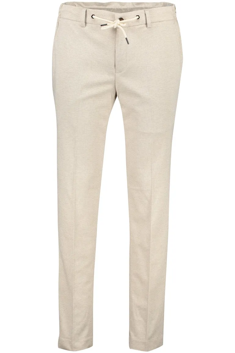 Born with appetite pantalon beige geruit
