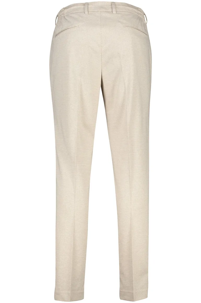 Born with appetite pantalon beige geruit