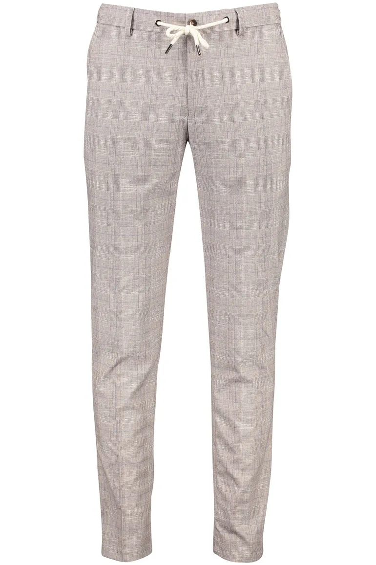 Born With Appetite pantalon mix en match bruin geruit