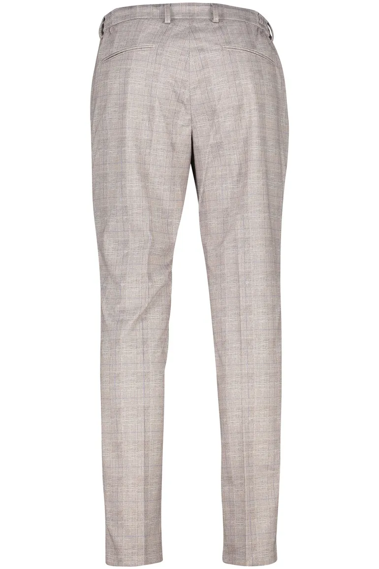 Born With Appetite pantalon mix en match bruin geruit