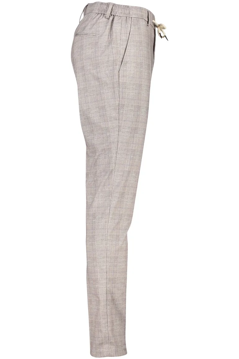Born With Appetite pantalon mix en match bruin geruit