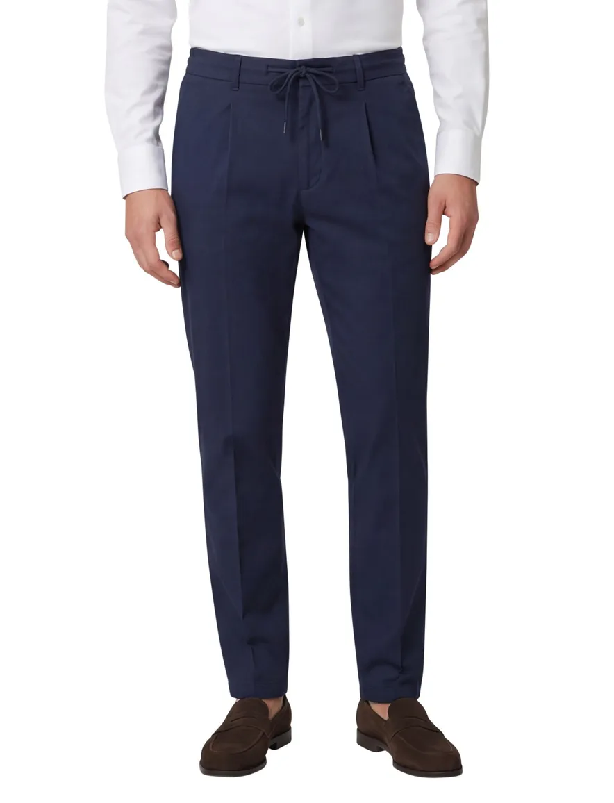 Born With Appetite chino donkerblauw Milaan