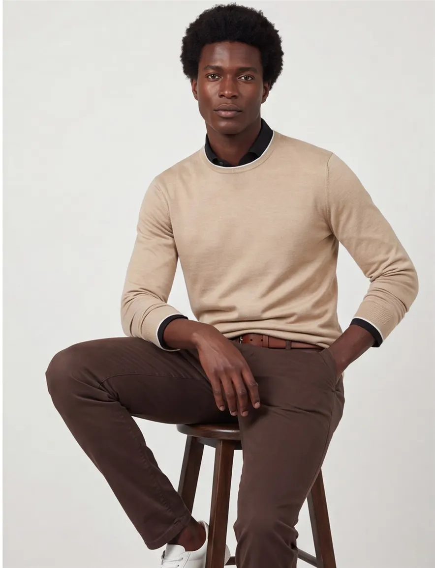 Born With Appetite trui Johan beige